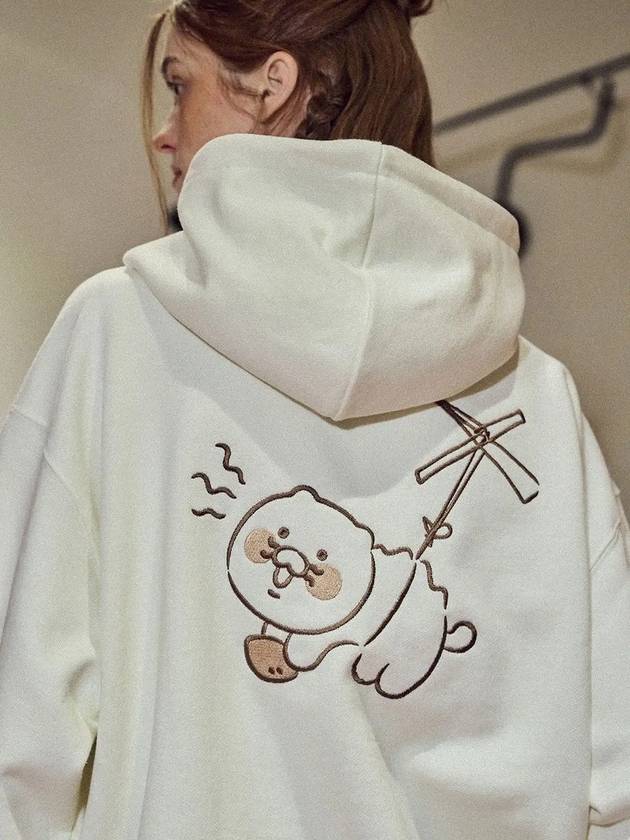 CPGN Kakao Friends Fly Chunsik Hoodie Cream - CPGN STUDIO - BALAAN 2