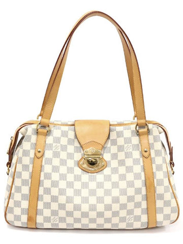 N42220 Damier Azur Canvas Stresa PM Shoulder Bag - LOUIS VUITTON - BALAAN 1