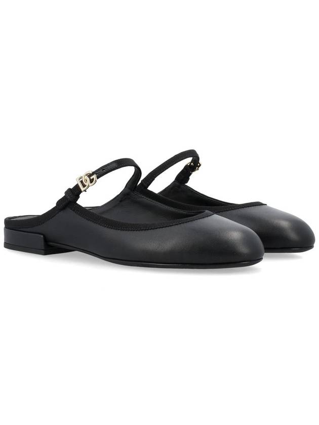 leather mule black - DOLCE&GABBANA - BALAAN 3