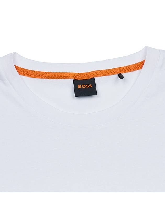 Logo Short Sleeve T-Shirt White - HUGO BOSS - BALAAN 5