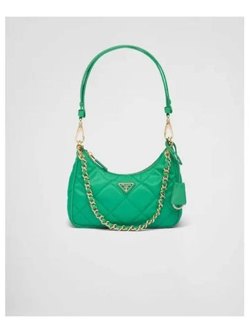 Re-Nylon Mini Bag Mint Green Boutique - PRADA - BALAAN 1