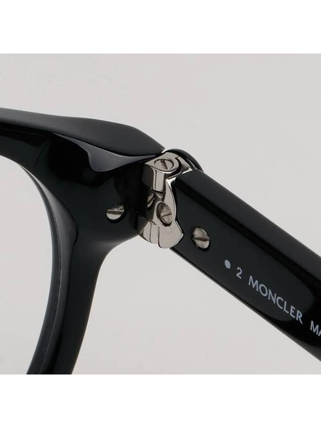 Eyewear Round Glasses Black - MONCLER - BALAAN 7