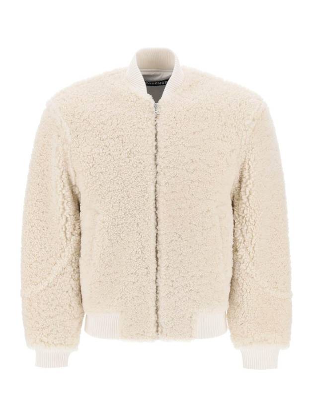 23 fw Le Blouson PILOU Shearling Bomber Jacket 236CO010 1106 110 B0230944686 - JACQUEMUS - BALAAN 1