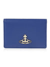 ORB Logo Card Wallet Blue - VIVIENNE WESTWOOD - BALAAN 2