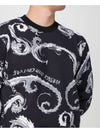 Chromo Couture Sweatshirt Black - VERSACE - BALAAN 3