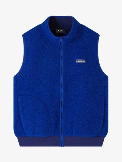 Sequoia Fleece Vest Blue - A.P.C. - BALAAN 2