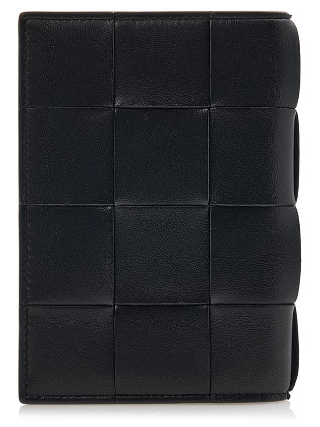 Cassette Half Wallet Black - BOTTEGA VENETA - BALAAN 4