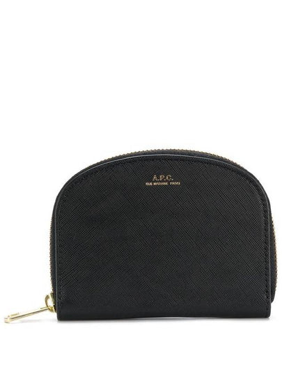 Half Moon Demi Lune Compact Half Wallet Black - A.P.C. - BALAAN 2