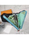 Silk-in Compact Zipper Half Wallet Card Coin Purse Apsong Blue Color H077756CKAD - HERMES - BALAAN 9