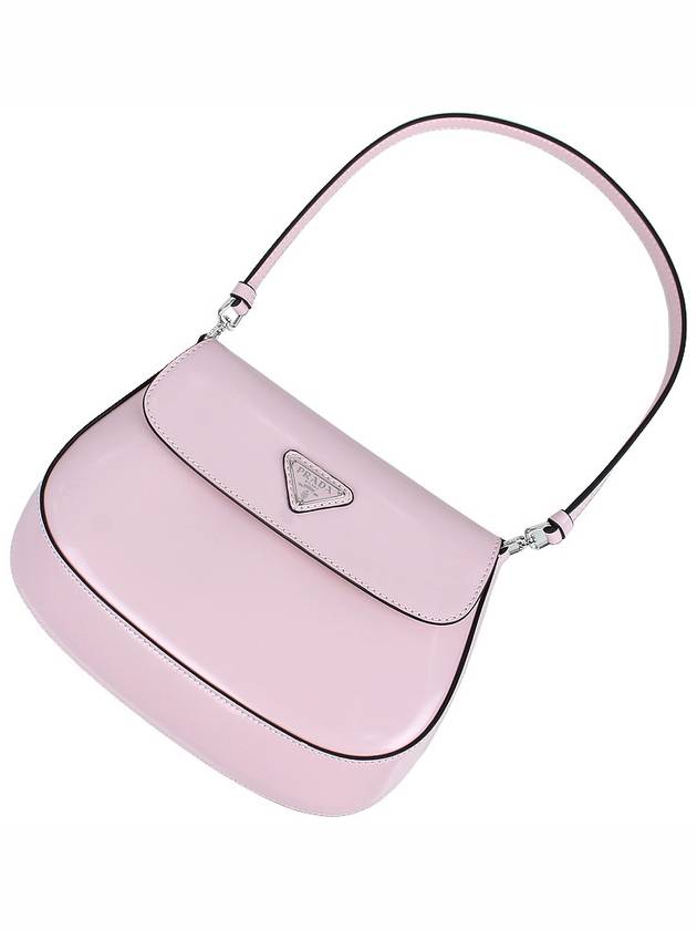 Cleo Brushed Flap Shoulder Bag Pink - PRADA - BALAAN 7