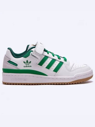 Forum Low Ankle Strap Low Top Sneakers Green Cloud White - ADIDAS - BALAAN 2