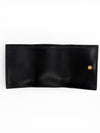 Logo Tri-Fold Half Wallet Black - FENDI - BALAAN 7