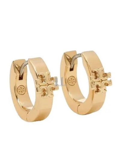 Kira Double T Huggie Earrings Gold - TORY BURCH - BALAAN 2