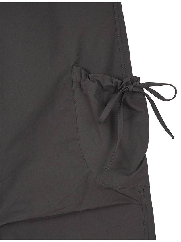Ribbon string cargo pants gray - HIGH SCHOOL DISCO - BALAAN 5