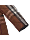 Women's Check Diamond Quilted Jacket Brown - BURBERRY - BALAAN 6