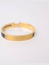 Clic HH Bracelet Gold Noir Mat - HERMES - BALAAN 4