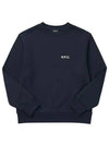 Evy Small Logo Crew Neck Sweatshirt Navy - A.P.C. - BALAAN 2