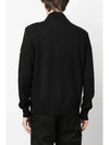 Moncler Men s Tricot Logo Patch Knit Mix Cardigan Jacket Black 9B00020 M1115 999 - MONCLER - BALAAN 4