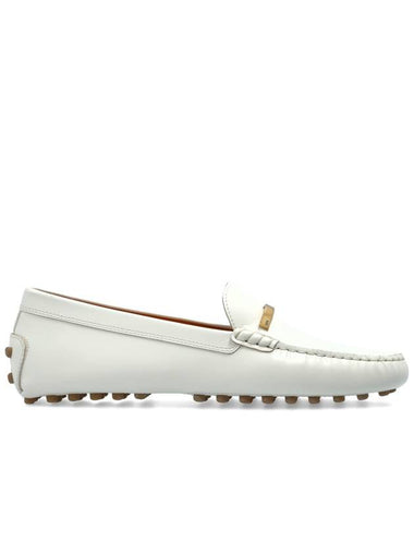 Tod’s Leather Loafers, Women's, White - TOD'S - BALAAN 1