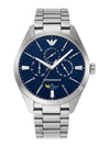 Claudio Moon Phase Metal Watch Silver - EMPORIO ARMANI - BALAAN 6