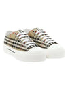 Vintage Check Cotton Sneakers Archive Beige - BURBERRY - BALAAN 2