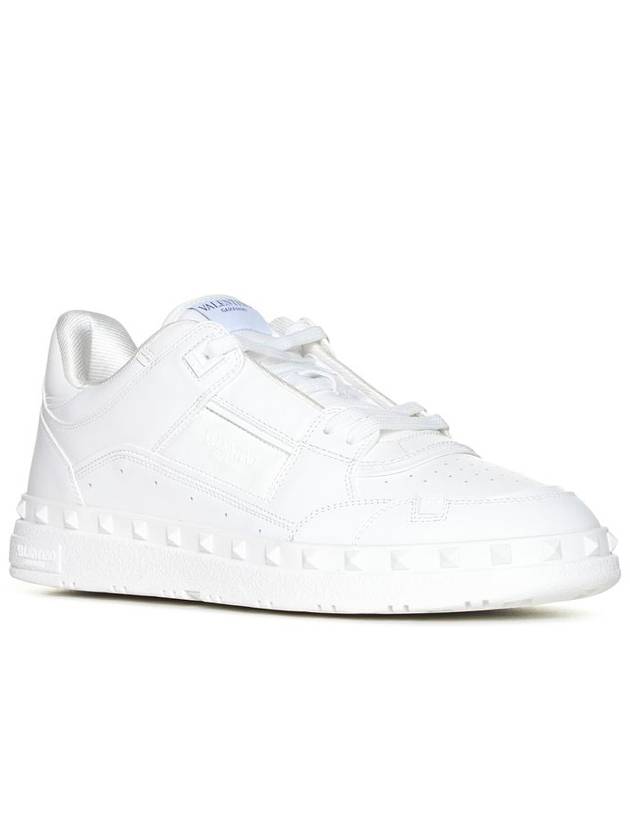 Free Dot Calfskin Low Top Sneakers White - VALENTINO - BALAAN 3