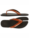 Men's Stitch Tabi Slippers Black Brown - MAISON MARGIELA - BALAAN.