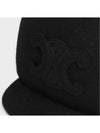 2AU3M588Z 38NO Triomphe Cap Wool Felt - CELINE - BALAAN 5