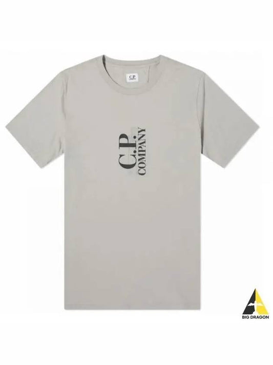 30/1 Jersey British Sailor Short Sleeve T-Shirt Grey - CP COMPANY - BALAAN 2