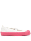 Uwabaki Indoor Flat Pink White - COMME DES GARCONS - BALAAN 1