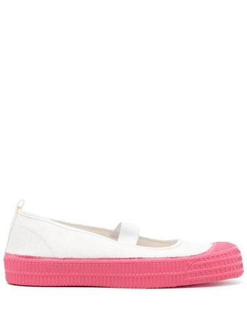 Uwabaki Indoor Flat Pink White - COMME DES GARCONS - BALAAN 1