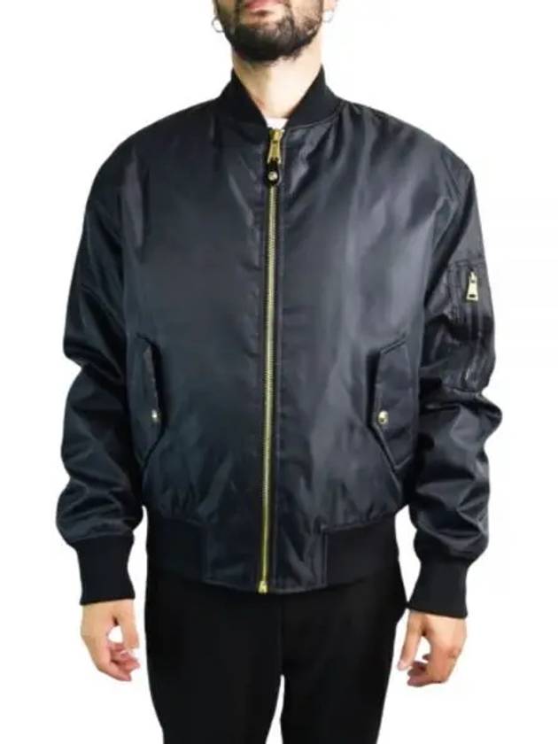 Emblem Chain Bomber Jacket Black - VERSACE - BALAAN 2