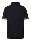 Striped Cuff Polo Shirt Black - BURBERRY - BALAAN 3