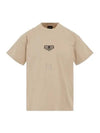 BB Paris Cotton Short Sleeve T-Shirt Beige - BALENCIAGA - BALAAN 2