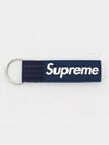 Strap logo ripstop keychain men s common key ring RN101837 NAVY - SUPREME - BALAAN 1