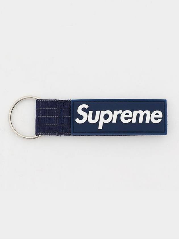 Strap logo ripstop keychain men s common key ring RN101837 NAVY - SUPREME - BALAAN 1