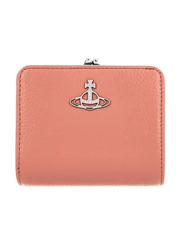 ORB Logo Half Wallet Pink - VIVIENNE WESTWOOD - BALAAN 6