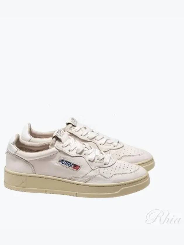 Medalist Goatskin Low Top Sneakers White - AUTRY - BALAAN 2