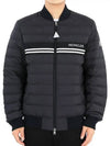 Mounier Bomber Short Padding Black - MONCLER - BALAAN 3