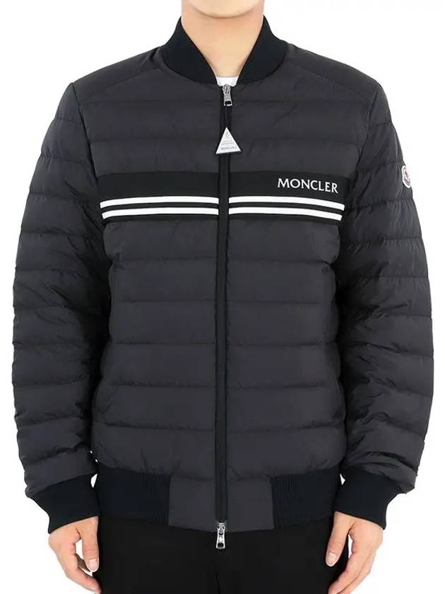 Mounier Bomber Short Padding Black - MONCLER - BALAAN 3