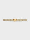 Medium Triomphe Canvas Belt Grege - CELINE - BALAAN 1