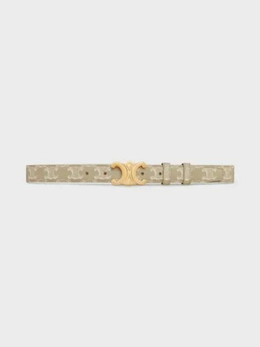 Medium Triomphe Canvas Belt Grege - CELINE - BALAAN 1