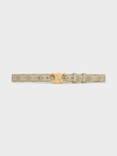 Medium Triomphe Canvas Belt Grege - CELINE - BALAAN 2