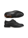 Men's Classic Long Wing Brogue Lace Up Brogue Shoes Black - THOM BROWNE - BALAAN 2