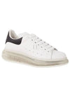 Oversized Clear Sole Low Top Sneakers Black White - ALEXANDER MCQUEEN - BALAAN 2