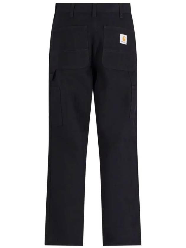 24SS Logo Patch Single Knee Pants Black I031497 8902 - CARHARTT - BALAAN 3