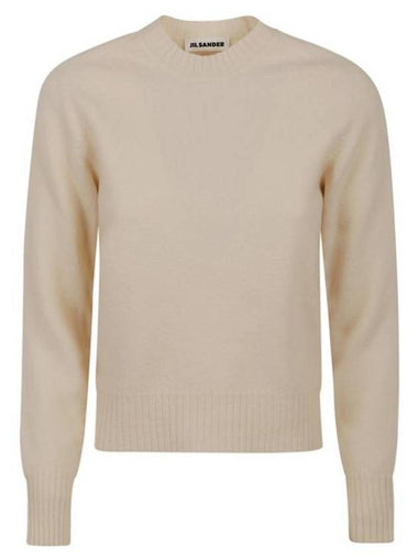 Wool Knit Top White - JIL SANDER - BALAAN 1