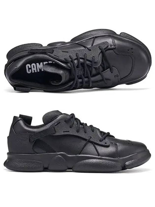 Karst Leather Low Top Sneakers Black - CAMPER - BALAAN 1