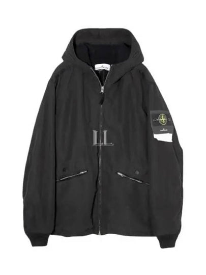 David Light TC Hooded Jacket Black - STONE ISLAND - BALAAN 2