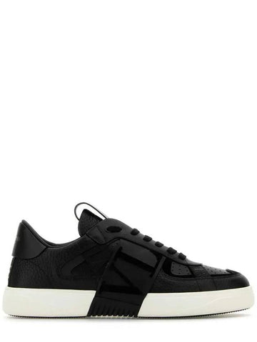 Valentino VLTN round toe lace up sneakers 5Y2S0C58BQX 0NO - VALENTINO - BALAAN 1